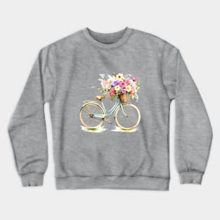 Riding a bike Crewneck Sweatshirt